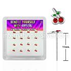 nych16 bend it to fit nose studs silver 925 nose