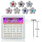 nyflbxs2 bend it to fit nose studs silver 925 nose