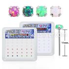 nypo15 bend it to fit nose studs silver 925 nose