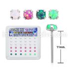 nypo25 bend it to fit nose studs silver 925 nose