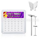 nyvbtf36 bend it to fit nose studs silver 925 nose