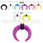 pacp tapers acrylic body jewelry ear lobe