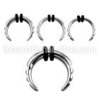 pcp tapers surgical steel 316l ear lobe