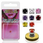 pkmz3m fake illusion body jewelry silver 925 belly button