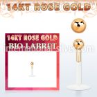 rbib25 labrets lip rings gold labrets chin