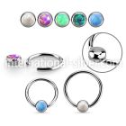 rocr4 925 silver ball closure rings belly ear othersear lobe ear otherseyebrow helix intim septum tragus piercing