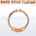 rssep12k fake illusion body jewelry silver 925 septum