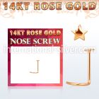 rsst l shape nose studs gold nose