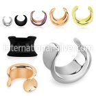 sdp mirror polished surgical steel saddle ear plug