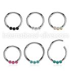 segh16e surgical steel seamless and segment rings ear otherseyebrow helix septum piercing