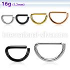 seld16 seamless   segment rings surgical steel 316l septum