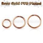 seltt16 seamless segment rings anodized surgical steel 316l nose