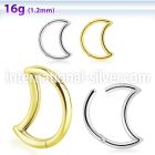 sgsh2 surgical steel hinged segment hoop moon
