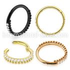 sgtsh43 anodized plating steel hinged segment hoop chain