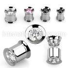 shprz tunnels gauges surgical steel 316l ear lobe