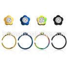 snrt1 fake illusion hoops anodized surgical steel 316l nose