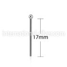 snyb18 bend it to fit nose studs surgical steel 316l nose