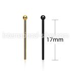 snybt18 bend it to fit nose studs anodized surgical steel 316l nose