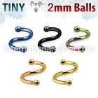 spetb2 spirals twisters anodized surgical steel 316l eyebrow