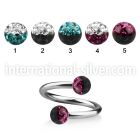 spfr5e spirals twisters surgical steel 316l eyebrow