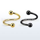 spt18b3 spirals twisters anodized surgical steel 316l eyebrow