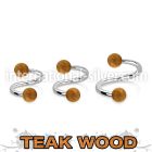 spte5 spirals twisters organic body jewelry eyebrow