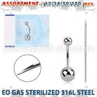 sset04 professional piercing kit steel belly bananas needles