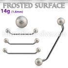 subbfo5 straight barbells surgical steel 316l surface piercings