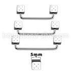 suddi5 surface piercing surgical steel 316l surface piercings