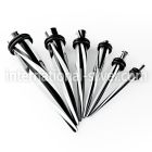 tpve tapers acrylic body jewelry ear lobe