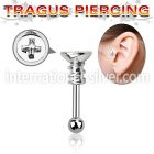 trg14 straight barbells surgical steel 316l tragus