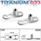 tsa2 dermals titanium g23 implant grade belly button