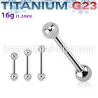 ubbeb straight barbells titanium g23 implant grade eyebrow