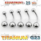 ublk196 belly rings titanium g23 implant grade belly button