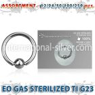 ublk489 hoops captive rings titanium g23 implant grade ear lobe