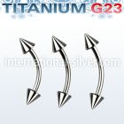 ubnecn micro curved barbells titanium g23 implant grade eyebrow