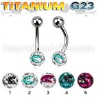 ubnfr6c belly rings titanium g23 implant grade belly button