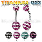 ubnfrgd belly rings titanium g23 implant grade belly button