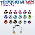 ucbemj25 horseshoes titanium g23 implant grade nose