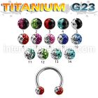 ucbfr3e horseshoes titanium g23 implant grade belly button