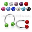 ucbfr4 horseshoes titanium g23 implant grade belly button