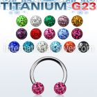 ucbfr5 horseshoes titanium g23 implant grade belly button