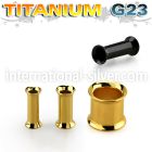udtpg pvd plated titanium g23 double flare flesh tunnel
