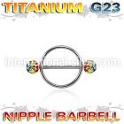 ugfnpe5 straight barbells titanium g23 implant grade nipple