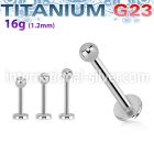 ulb25 labrets lip rings titanium g23 implant grade labrets chin