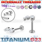 ulbin20xa titanium labret stud descending curve left