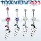 umcd358 belly rings titanium g23 implant grade belly button