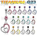 umcdhrc1 belly rings titanium g23 implant grade belly button