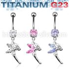 umcdz103 belly rings titanium g23 implant grade belly button