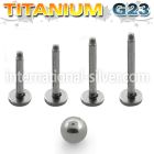 uset04 labrets lip rings titanium g23 implant grade labrets chin